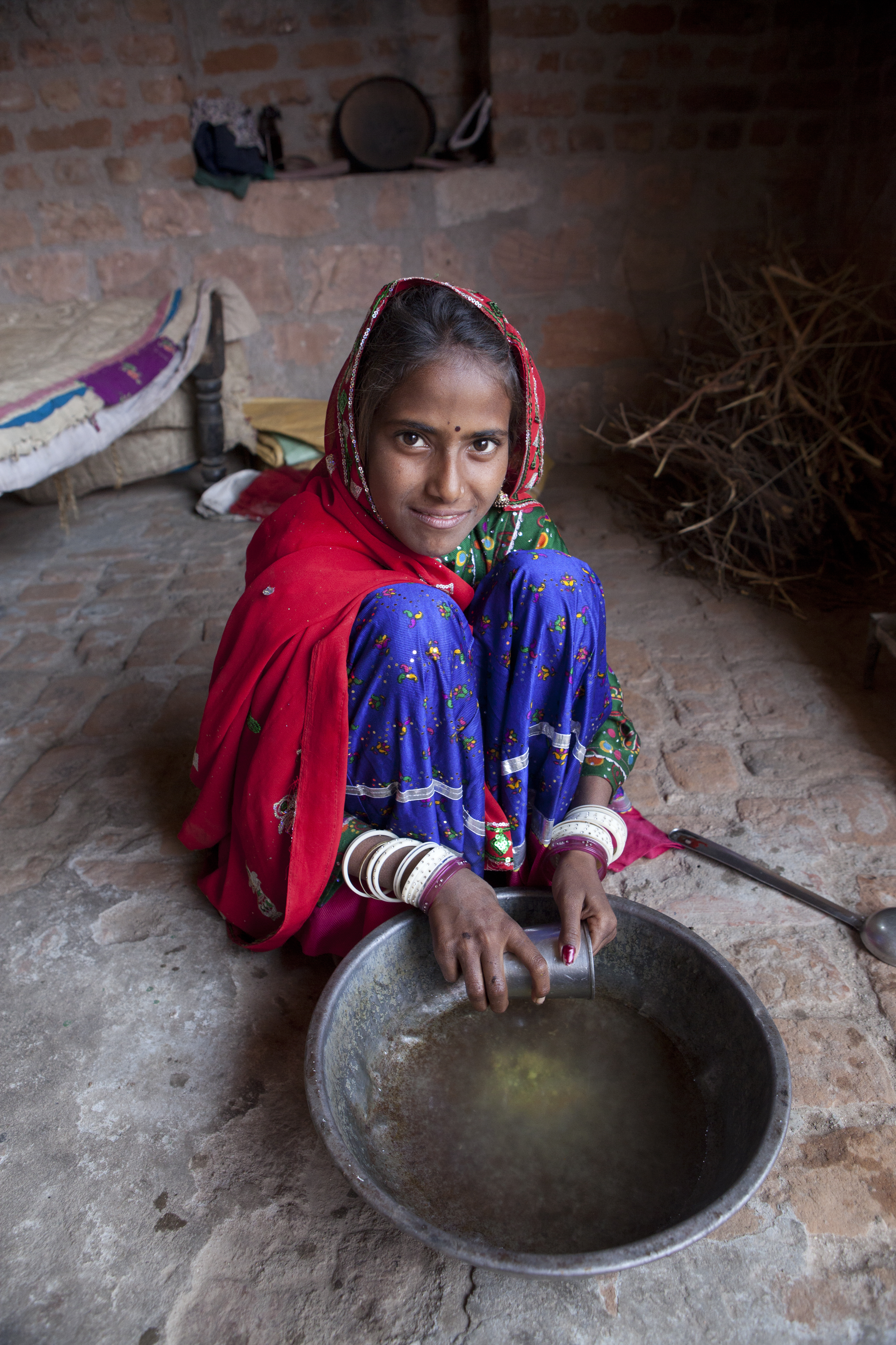 Kala cleaning at home by Mark Tuschman