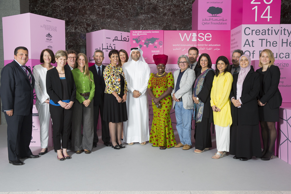 WISE Summit 2015 Group Shot with Safeena Husain from Educate Girls